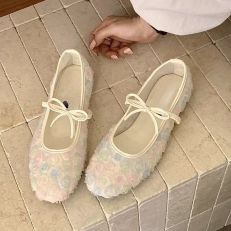 Women Shoes Casual - Gentle New Chinese Rose Mesh Mary
