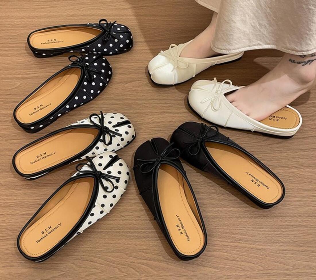 Women Shoes Japan - Fashion Butterfly-knot Split Toe Slippers Women