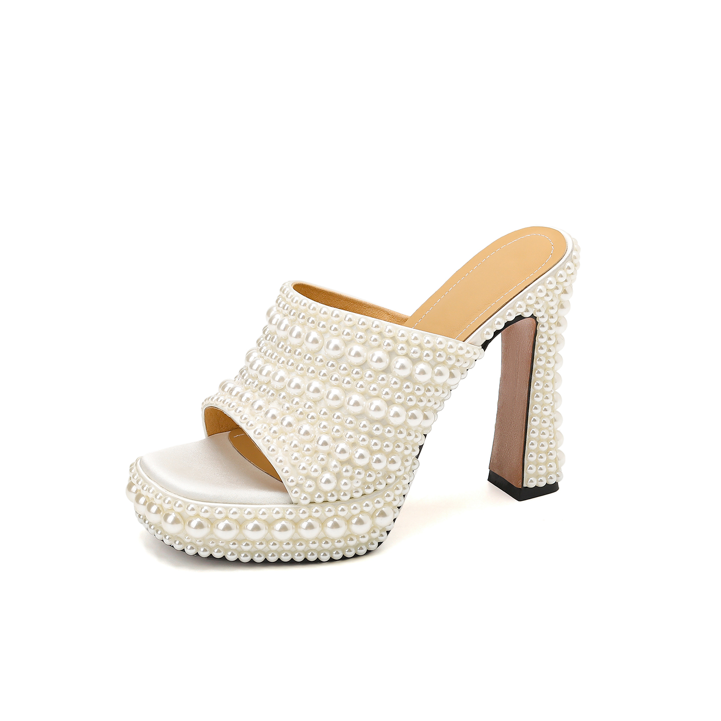 Women Shoes Waterproof - Women White Waterproof Platform Chunky Heel