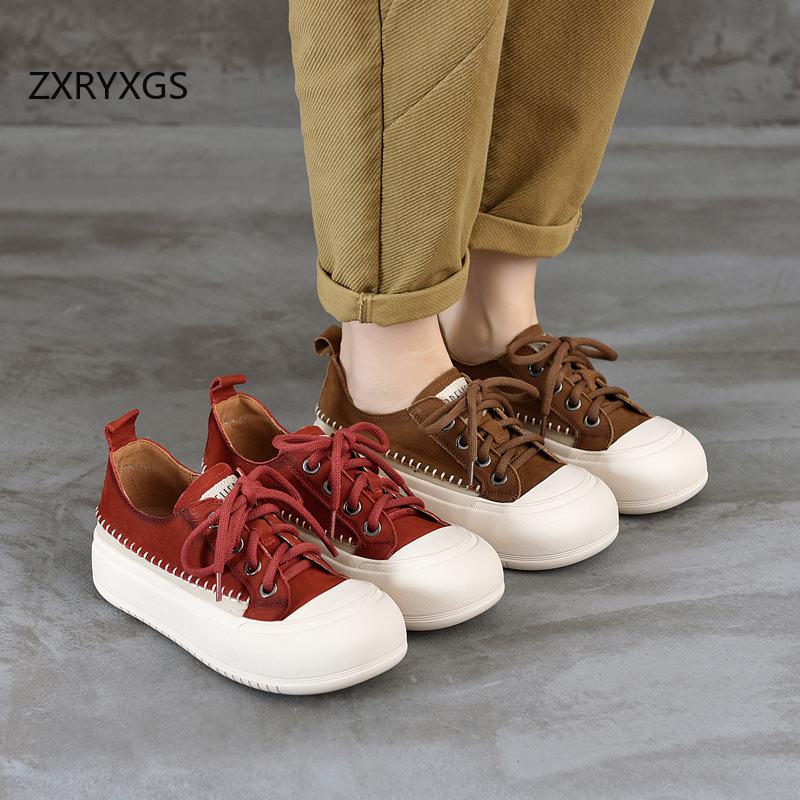 ZXRYXGS New Lace-up Premium Co - Women Shoes Size 4 In Cm recension och pris