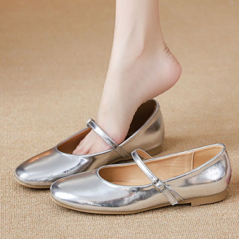 Silver Ballet Flats Shoes Wome - Women Shoes Casual recension och pris