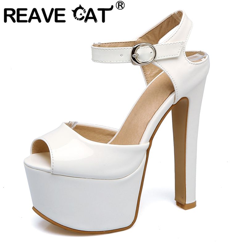 REAVE CAT Fashion Women Sandal - Leopard Print Heels recension och pris