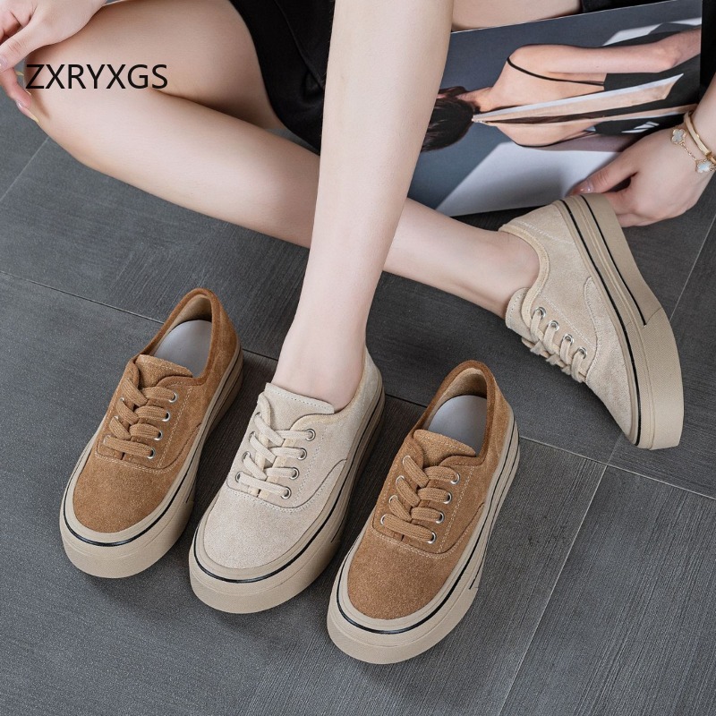 ZXRYXGS New Autumn Lace-up Fro - Women Shoes Size 4 In Cm recension och pris
