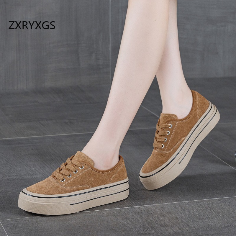 ZXRYXGS New Autumn Lace-up Fro - Women Shoes Size 4 In Cm recension och pris