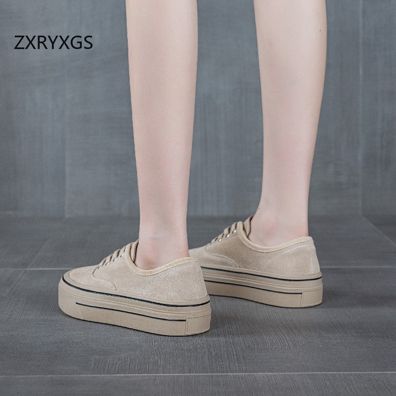 ZXRYXGS New Autumn Lace-up Fro - Women Shoes Size 4 In Cm recension och pris