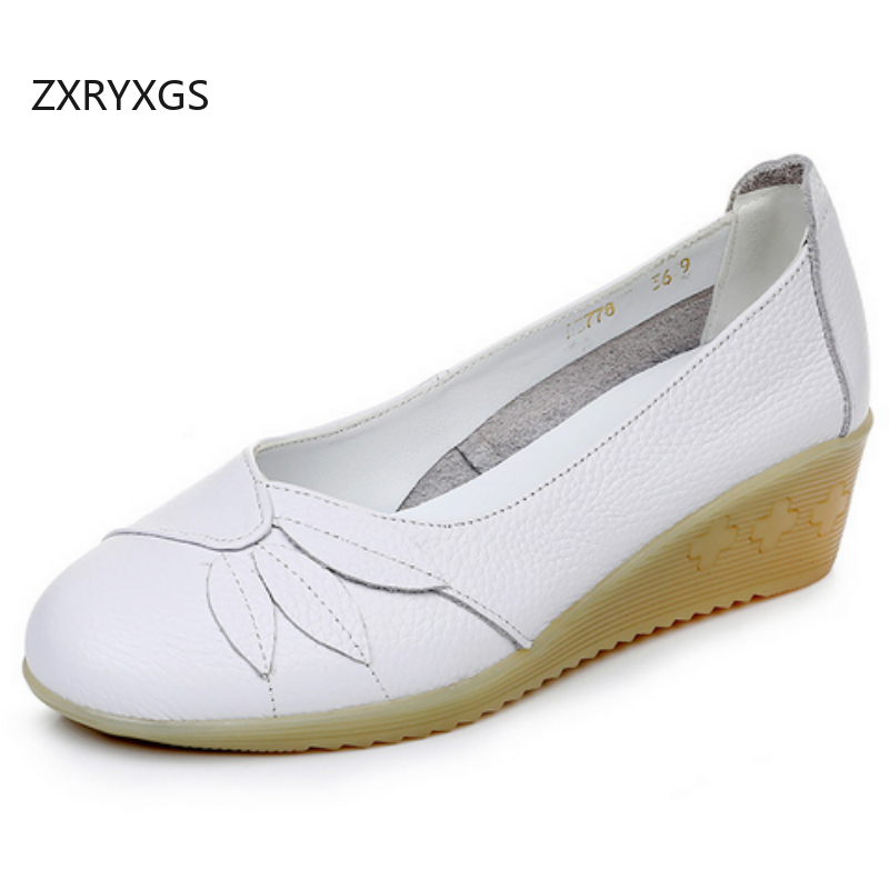 ZXRYXGS Premium Genuine Leathe - Women Shoes Size 4 In Cm recension och pris