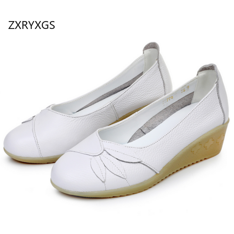 ZXRYXGS Premium Genuine Leathe - Women Shoes Size 4 In Cm recension och pris