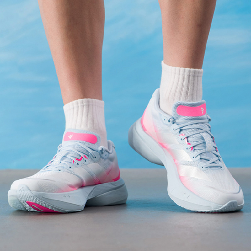 Adidas Pink White Blue Running - Women'S Shoes Pink Adidas recension och pris