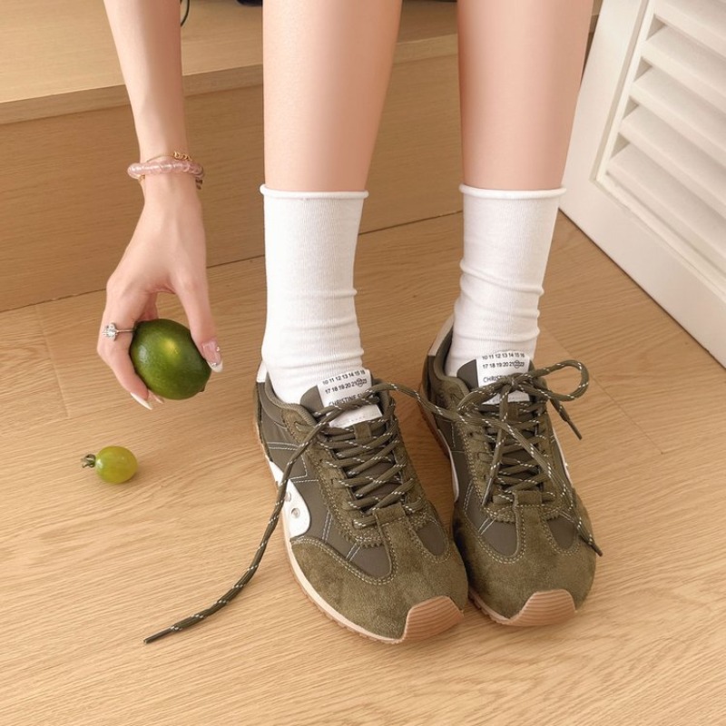 Retro Color Block Sneakers Wom - Women Shoes For Walking recension och pris
