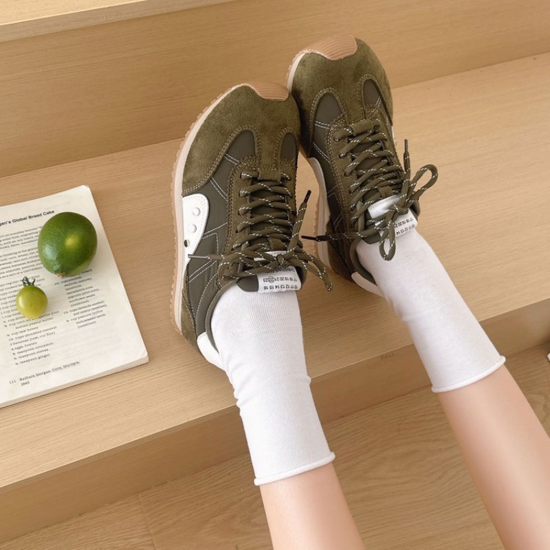 Retro Color Block Sneakers Wom - Women Shoes For Walking recension och pris