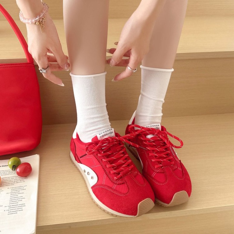 Retro Color Block Sneakers Wom - Women Shoes For Walking recension och pris