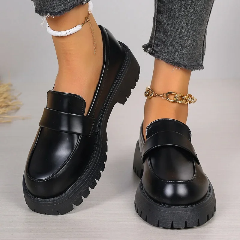 Plus Size 35-43 Black Pu Leath - Women Shoes Japan recension och pris