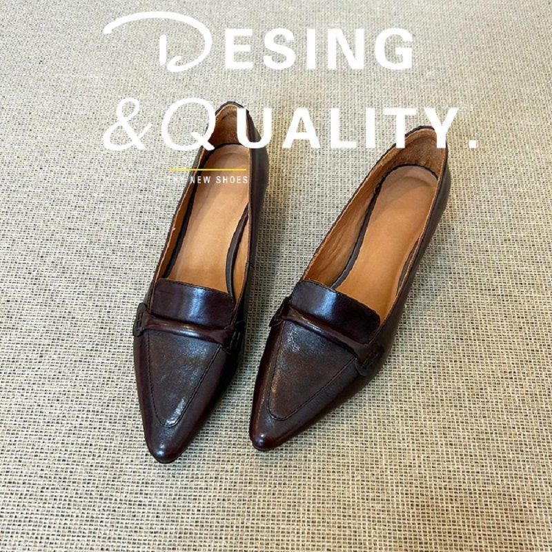 Cozy Med Heels Thick Heels Spr - Women Shoes Size 4 In Cm recension och pris