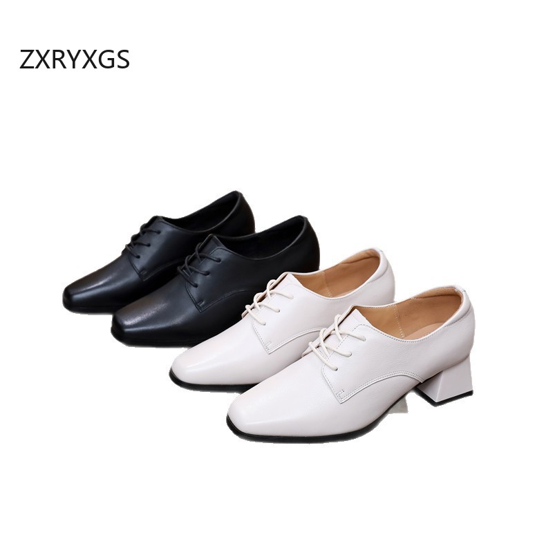 ZXRYXGS 2025  Top Cowhide Lace - Women Shoes Size 4 In Cm recension och pris