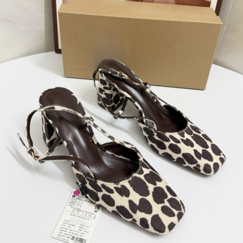 Women Vintage Leopard Print Sl - Leopard Print Heels recension och pris