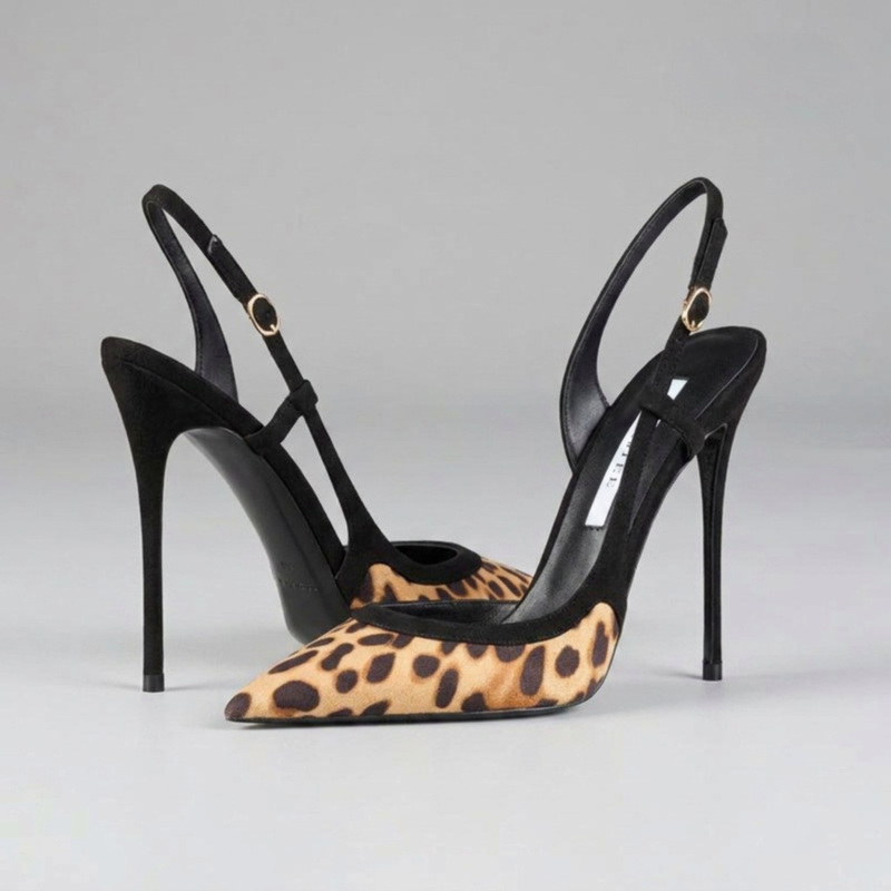 Yuejinlong #YJ26-802, Black Su - Leopard Print Heels recension och pris