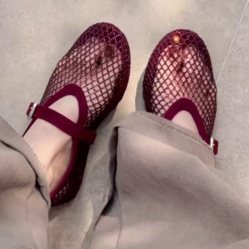 Hollow Rhinestone Baotou Sanda - Women'S Shoes Toms recension och pris
