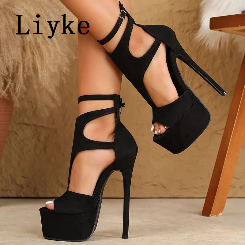 Liyke Model Show Sexy Extreme  - Leopard Print Heels recension och pris
