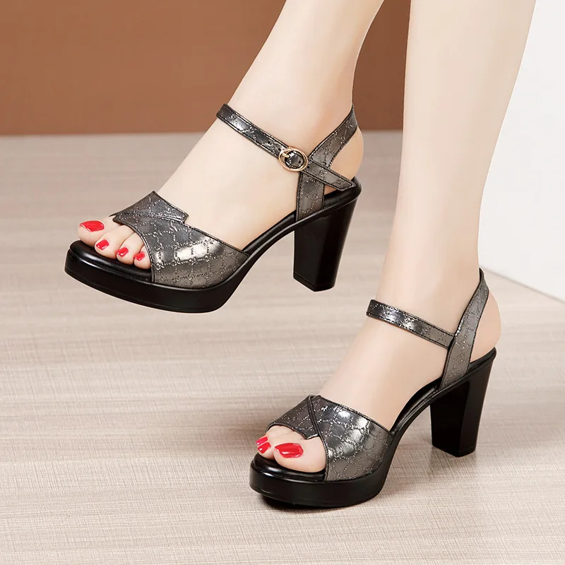 8cm Small Size 32-43 Elegant N - Ankle Strap Heels recension och pris