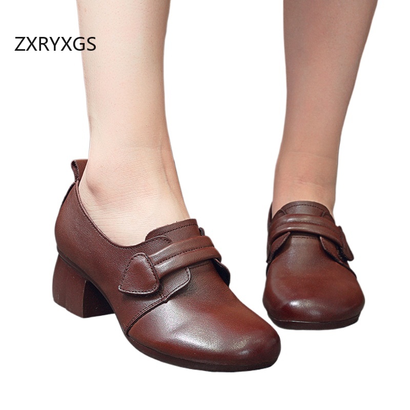 ZXRYXGS 2025 Autumn Real Cowhi - Women Shoes Size 4 In Cm recension och pris
