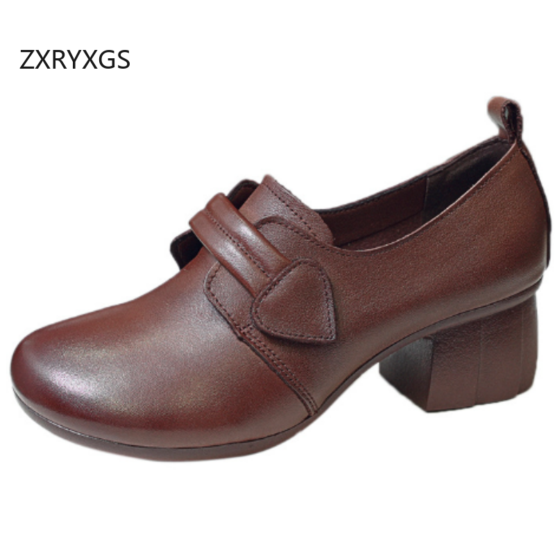 ZXRYXGS 2025 Autumn Real Cowhi - Women Shoes Size 4 In Cm recension och pris