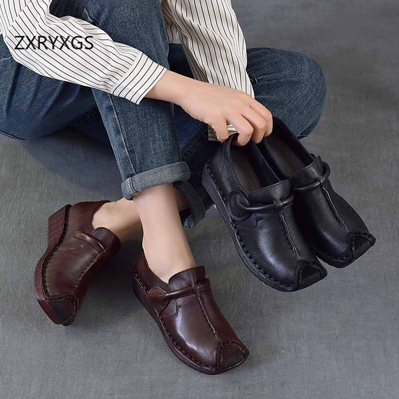 ZXRYXGS Classic Retro Top Laye - Women Shoes Size 4 In Cm recension och pris