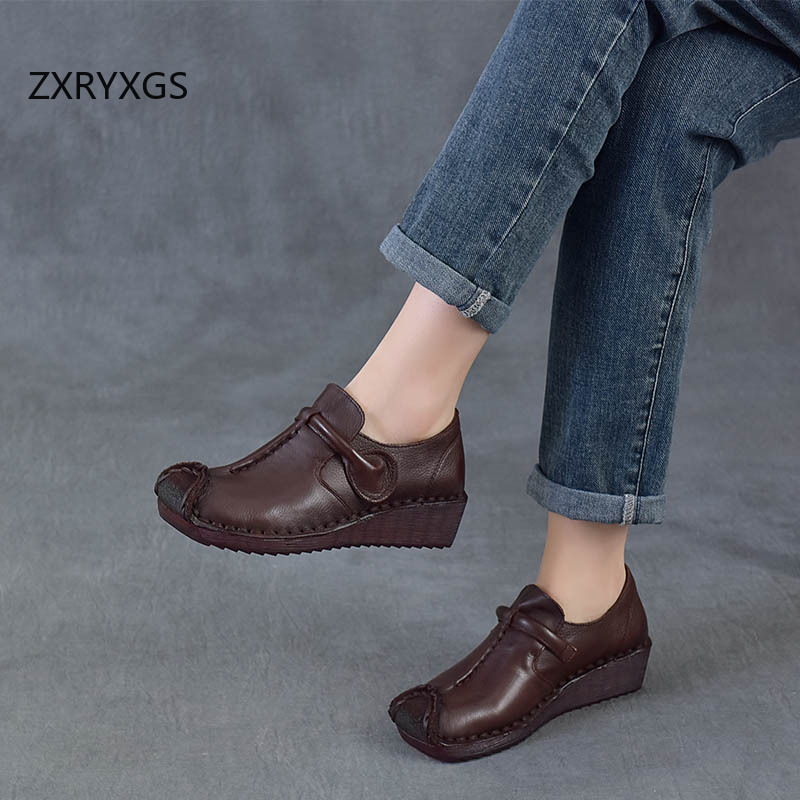 ZXRYXGS Classic Retro Top Laye - Women Shoes Size 4 In Cm recension och pris