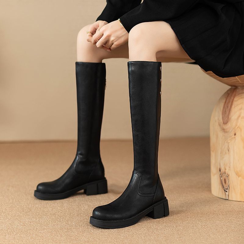 Autumn Winter Middle Heel Ladi - Women Shoes Waterproof recension och pris